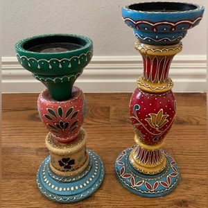World Market Candle Stands